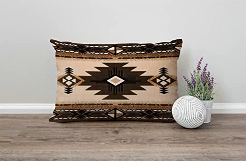 Solekla American Southwest Aztec Pillow Covers 12" x 20" Lumbar Pillow Covers Home Decorative Cotton Linen Cushion Case for Sofa Couch Housewarming Family Room Décor - Image 4