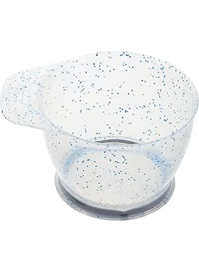 Crystal Blue Hair Dye Mixing Bowl With Handle Professional Salon Coloring Tool - Image 1