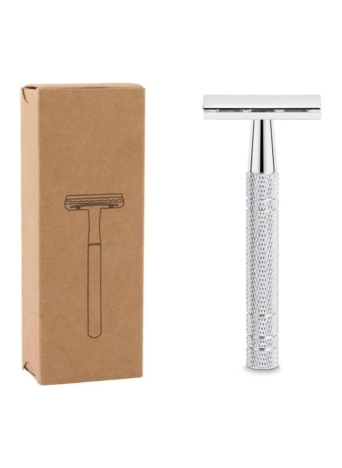 ORiTi ORiTi Double Edge Stainless Steel Safety Razor Silver  - Image 1