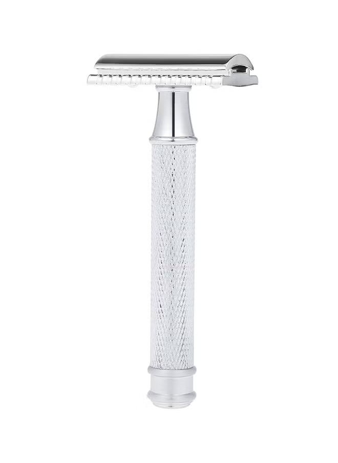 ORiTi ORiTi Double Edge Stainless Steel Safety Razor Silver  - Image 5
