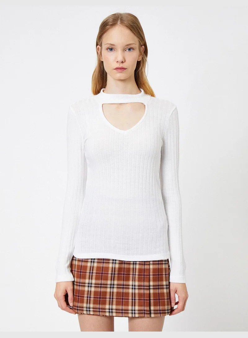 KOTON Neck Detailed Jumper