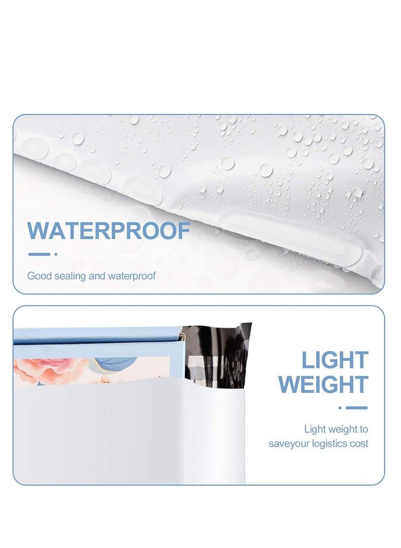 Plastic Envelope Bag, 100pcs White Self-Seal Adhesive Courier Storage Bags, Plastic Poly Envelope Mailer Postal, Strong Thick Shipping Mailing Bags (White) (28 * 42cm) - Image 3