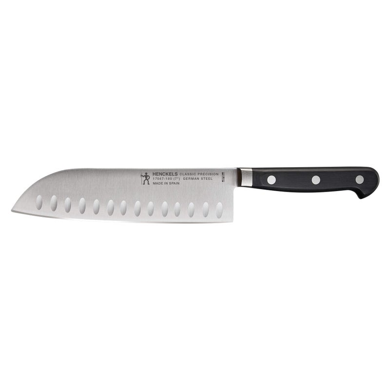 HENCKELS Classic Precision Razor-Sharp Hollow Edge Santoku Knife 7 Inch, German Engineered Informed by 100+ Years of Mastery - Image 5