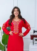 AL BENT AL SHARQIEH vibrant red