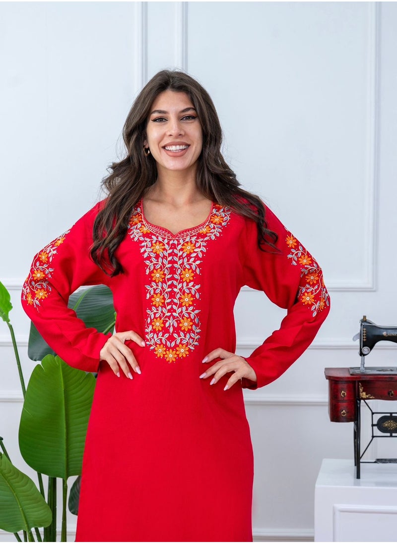 AL BENT AL SHARQIEH - mukhawar jalabia  , arabian woman dress - Image 1