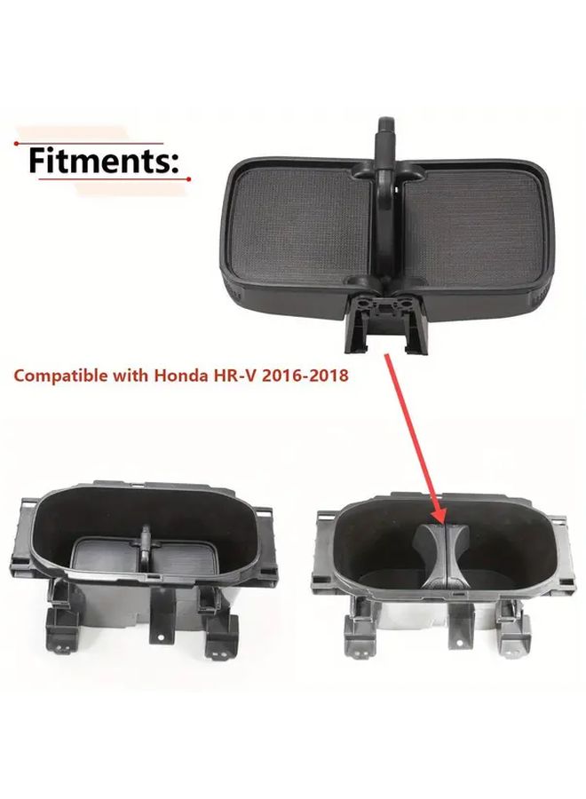 Center Console Cup Holder Insert Compatible with Honda HR-V 2016 2018 Models 1 PC - Image 2