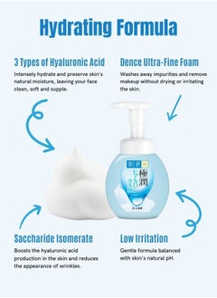 Hada Labo Gokujyun Hyaluronic Acid Foaming Face Wash 160ml  - Image 2