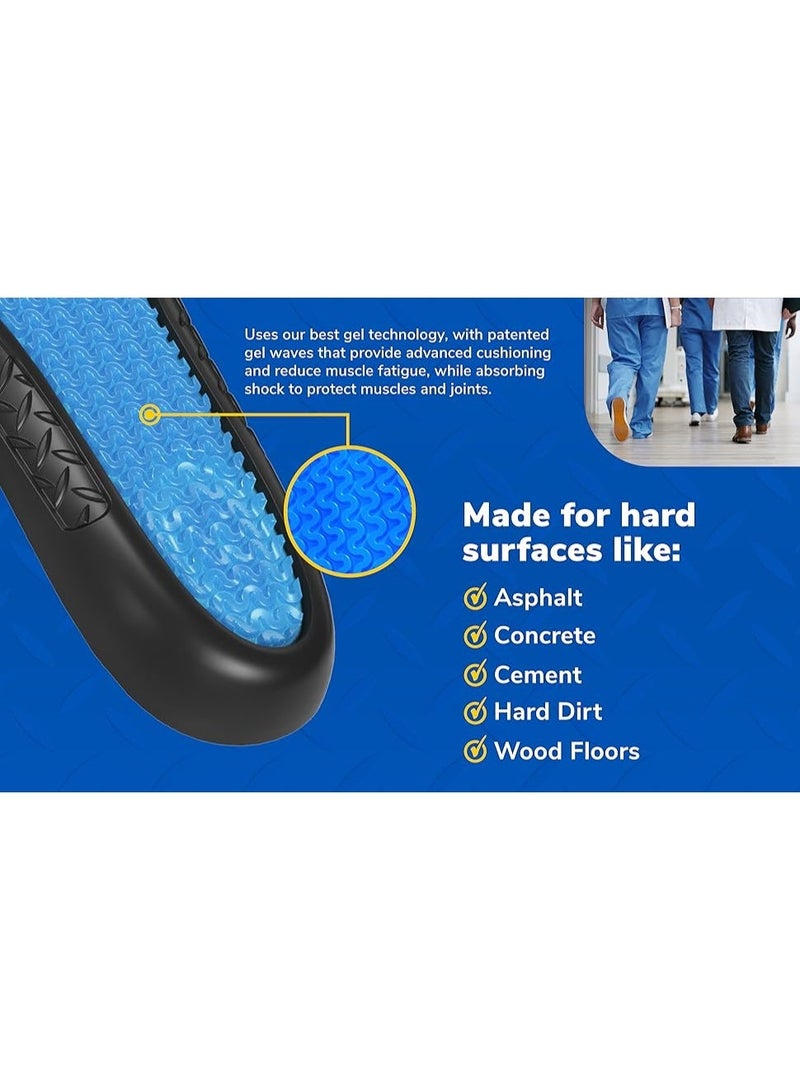 Dr. Scholl's جوارب د. شول للعمل مع جل تدليك، نعل متقدم لإدخالات الأحذية، قياسي، للرجال، 1 زوج - Image 2