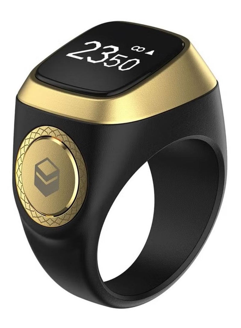 iQIBLA IQIBLA Smart Tasbih Plastic Zikr Lite Ring Black 18MM - Image 1