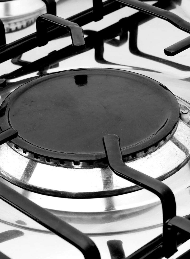 Freestanding Gas Cooker - 5 Burners - 60*80 Black Sides Stainless Steel Top GLO80-03
