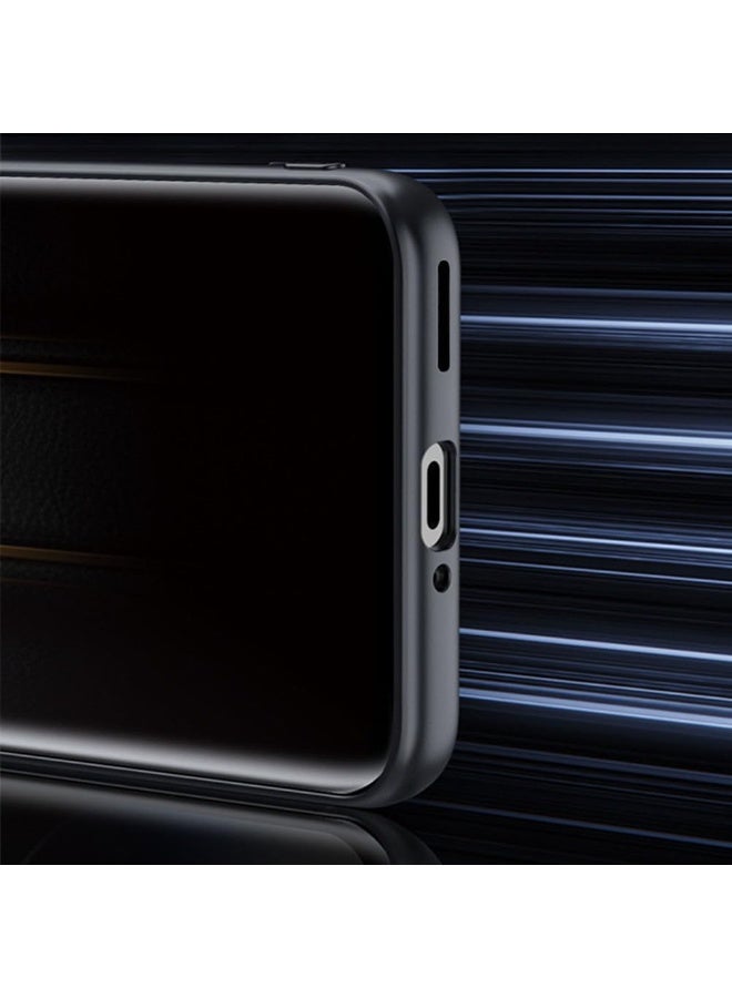 عام Minimalist Case For Xiaomi 17 Pro Max, Stylish Vegan Leather Thin Anti-Fall Cover Men And Women Soft Edge Shell - Image 4