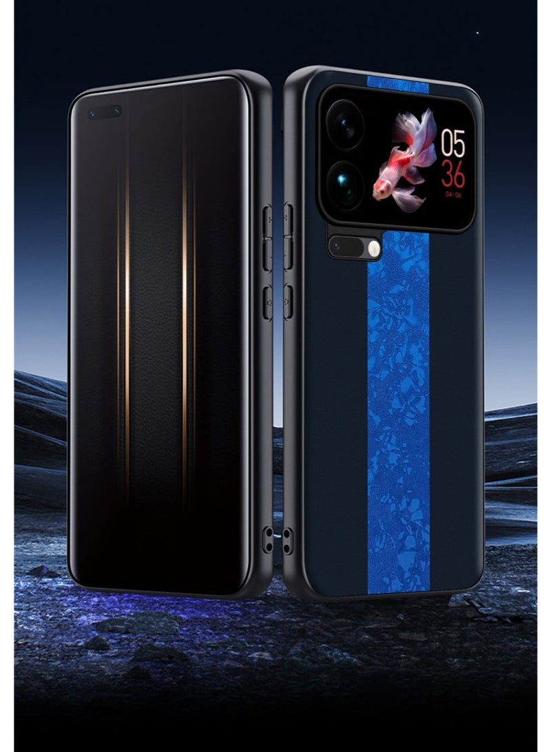 عام Minimalist Case For Xiaomi 17 Pro Max, Stylish Vegan Leather Thin Anti-Fall Cover Men And Women Soft Edge Shell - Image 2