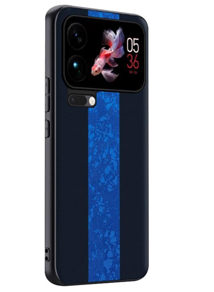 عام Minimalist Case For Xiaomi 17 Pro Max, Stylish Vegan Leather Thin Anti-Fall Cover Men And Women Soft Edge Shell - Image 1