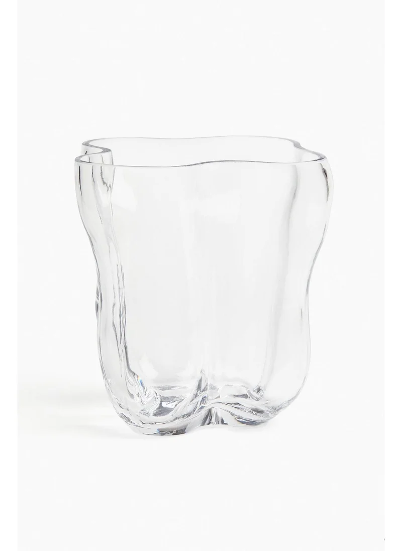 H&M Large glass vase