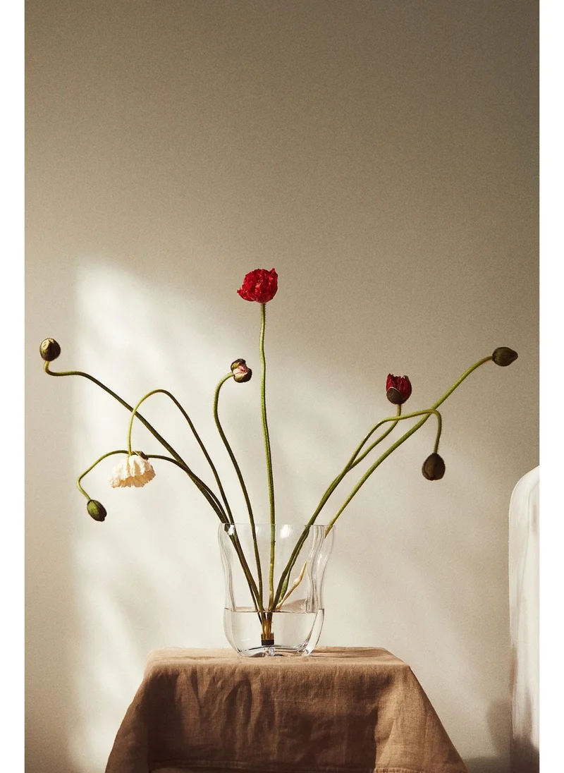 H&M Large glass vase