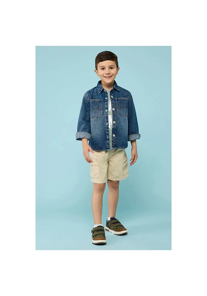 أر أند بي Solid Cargo Shorts