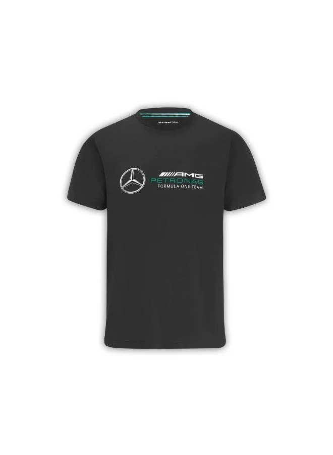 فريق AMG بتروناس للفورمولا 1 تيشيرت للأطفال بشعار مرسيدس-AMG F1 كبير