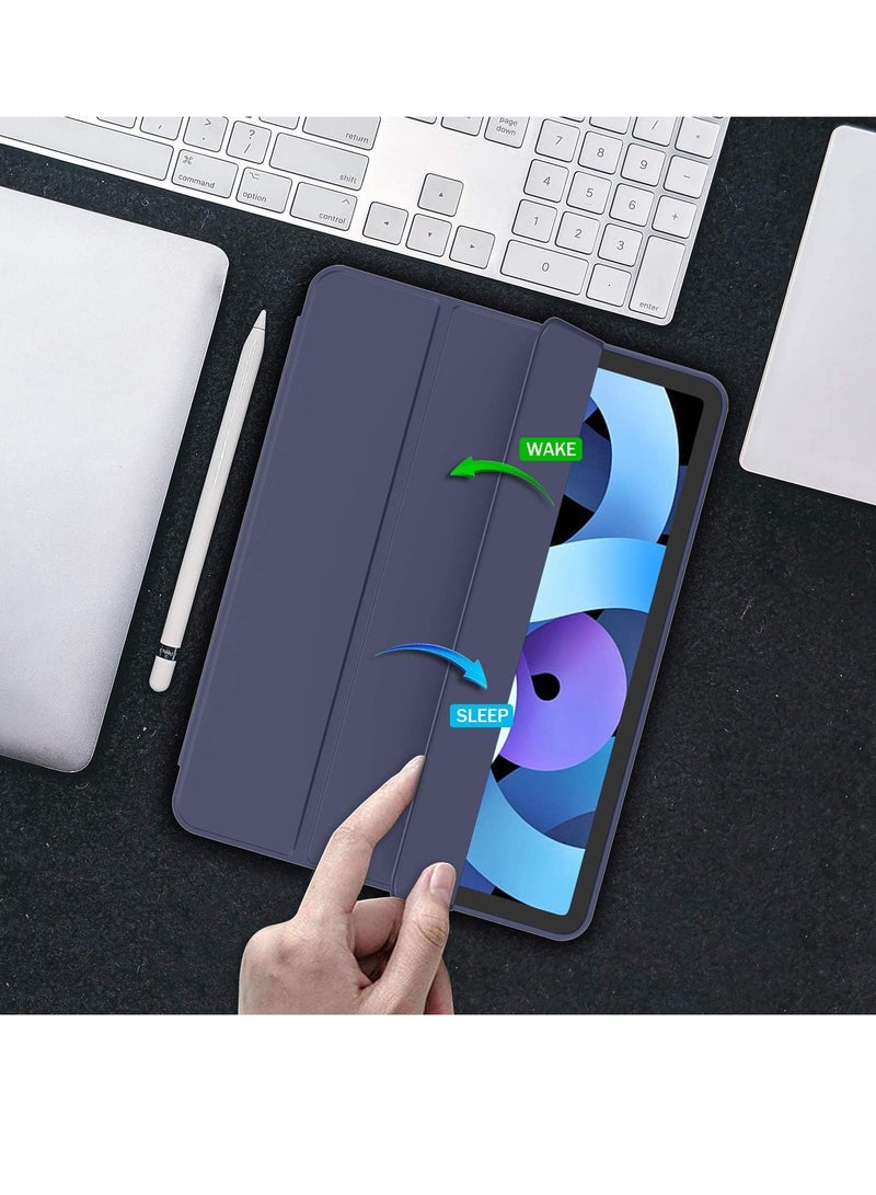 JOMILA iPad Air 11 Inch Case 2024 (6th Generation), iPad Air 5th Generation Case 2022/4th Generation Case 2020 10.9 Inch with Pencil Holder, Trifold Stand Smart Case (Dark Blue) - Image 5