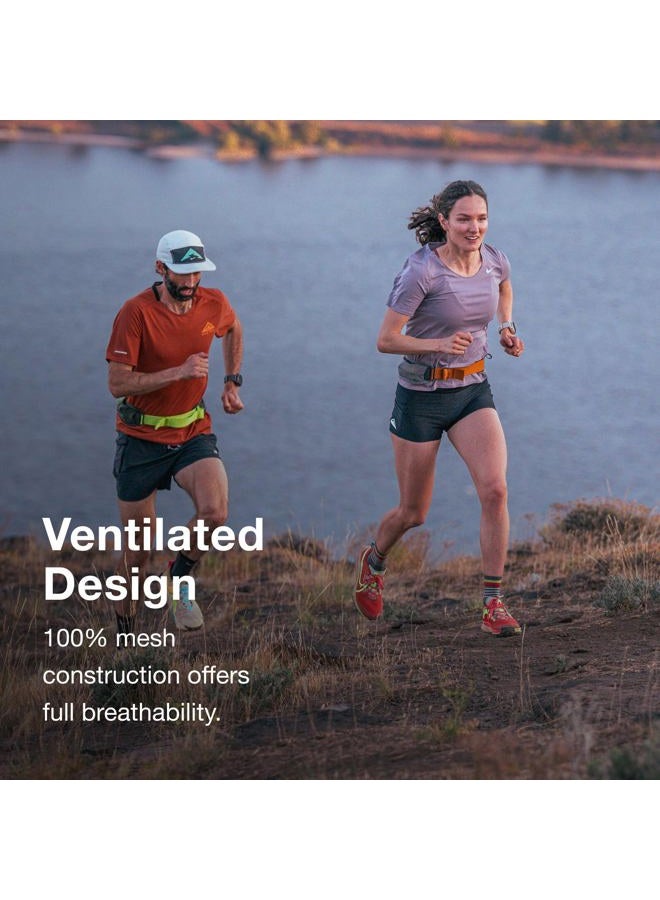 OSPREY حقيبة خصر دورو داينا للترطيب مع زجاجات هيدروليك الناعمة للجري، أخضر البحر/ليمون - Image 5