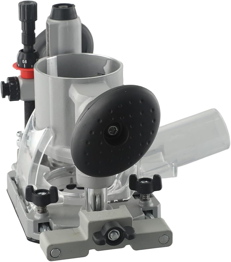 65mm Plunge Router Base for Woodworking with Adjustable Depth Smooth Slotting Carving - Image 3