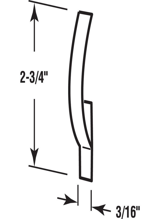 Prime-Line L 5794 Screen Tension Spring, 3/16 In., Center Mounted, Flat (6 Pack) - Image 2