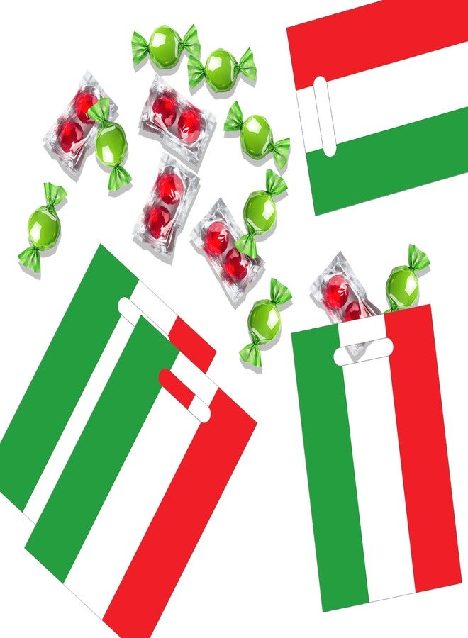 كوبا بلاي أكياس بلاستيكية من CupaPlay، ٥٠ قطعة، عليها علم إيطاليا، مثالية لحفلات الكرنفال وأعياد الميلاد، واليوم الوطني لإيطاليا، وحفلات استقبال المولود الجديد، وحفلات أعياد الميلاد. - Image 4