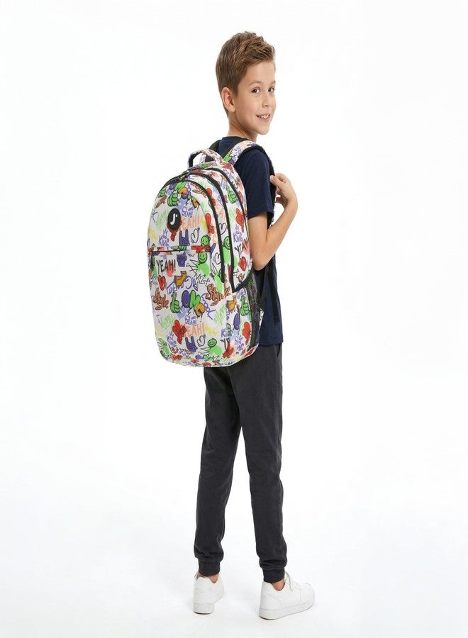 J World New York J World Cornelia Middle School Backpack for Girls. Laptop Bookbag for Women, Secret Garden - Image 5