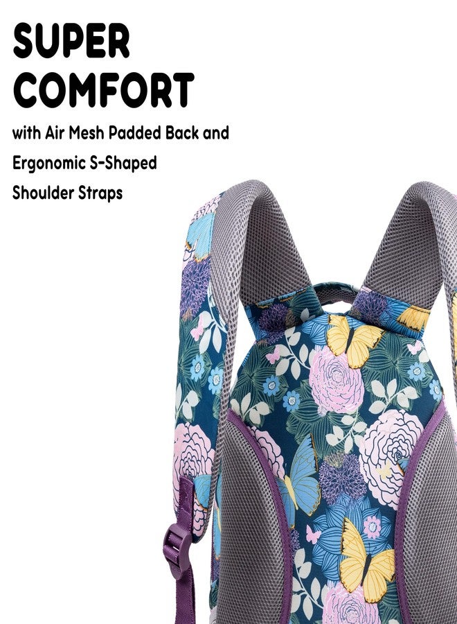 J World New York J World Cornelia Middle School Backpack for Girls. Laptop Bookbag for Women, Secret Garden - Image 2