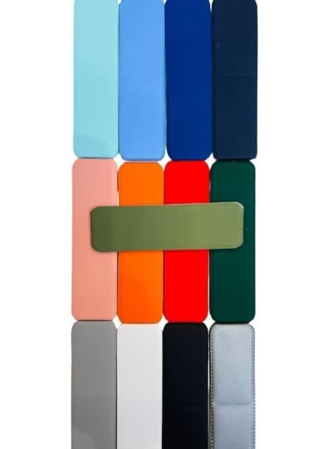 وينماكس حامل قبضة إصبع مغناطيسي للموبايل المحمول، عمودي أفقي متعدد الوظائف قابل للطي (أسود) - Image 2