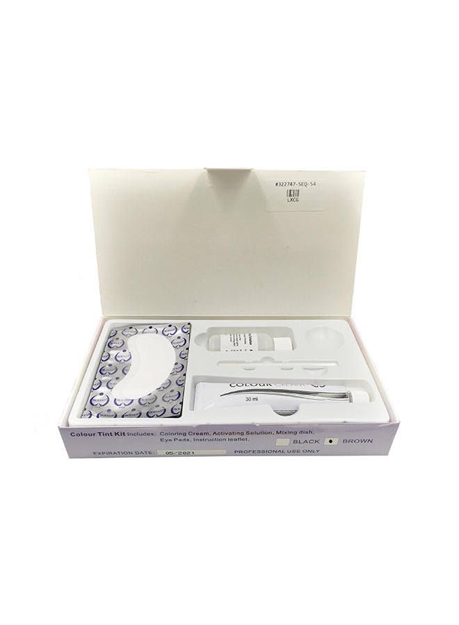 IOLITE مجموعة صبغة رموش بيو تاتش - بني EBR