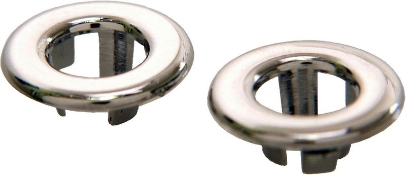 C5DZ-6221999-C 1965-1973 Door Lock Knob Grommets Chrome Pair