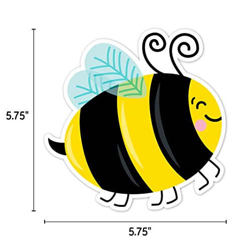 Creative Teaching Press CTP Bees 6" Cut-Outs Learning Décor Accents for Classroom (Creative Teaching Press 10625) - Image 3