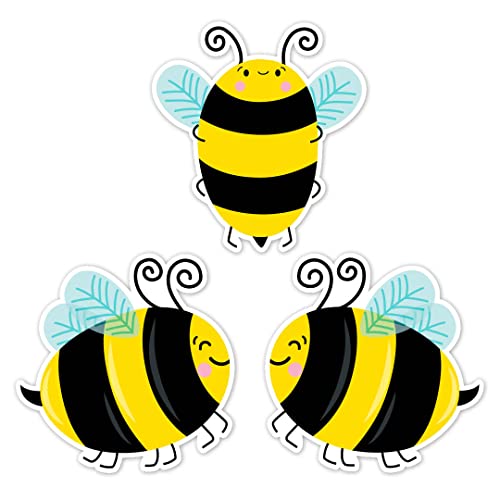 Creative Teaching Press CTP Bees 6" Cut-Outs Learning Décor Accents for Classroom (Creative Teaching Press 10625) - Image 1