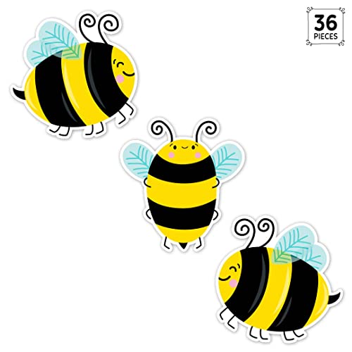 Creative Teaching Press CTP Bees 6" Cut-Outs Learning Décor Accents for Classroom (Creative Teaching Press 10625) - Image 2
