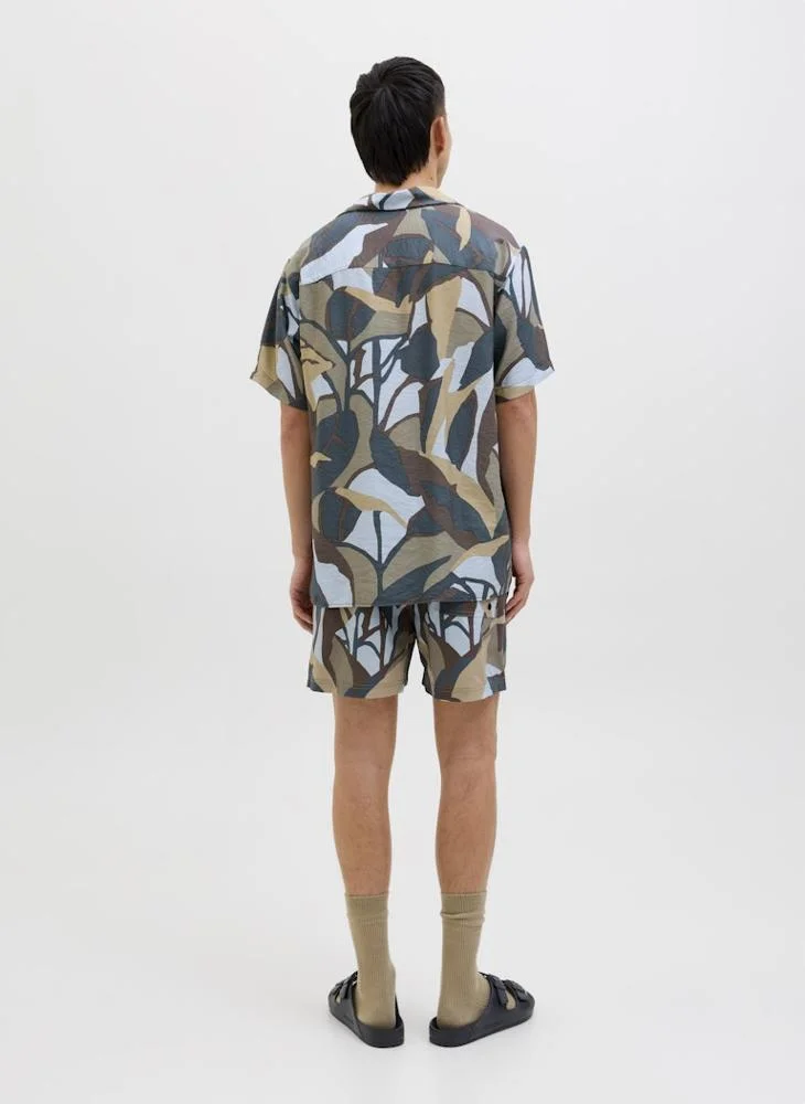 JACK & JONES Casual Regular Fit Printed Shirt