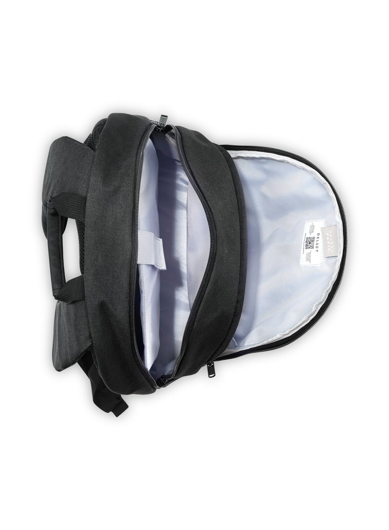 DELSEY Paris Esplanade 2-compartment Laptop Backpack PC 15.6" Medium Black - Image 3