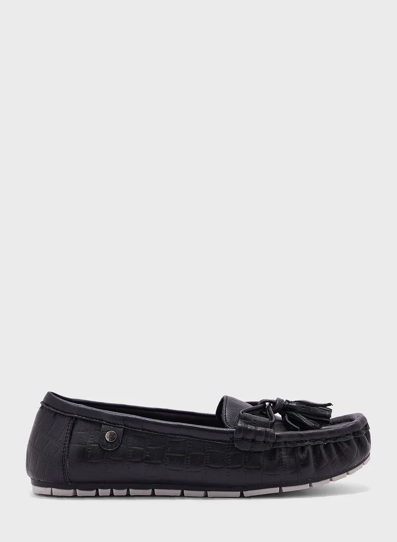 Hush Puppies Bow Detailed Ballerinas