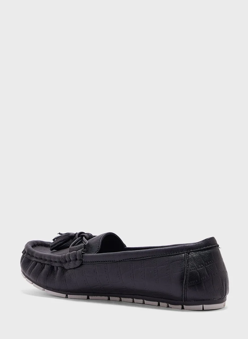 Hush Puppies Bow Detailed Ballerinas