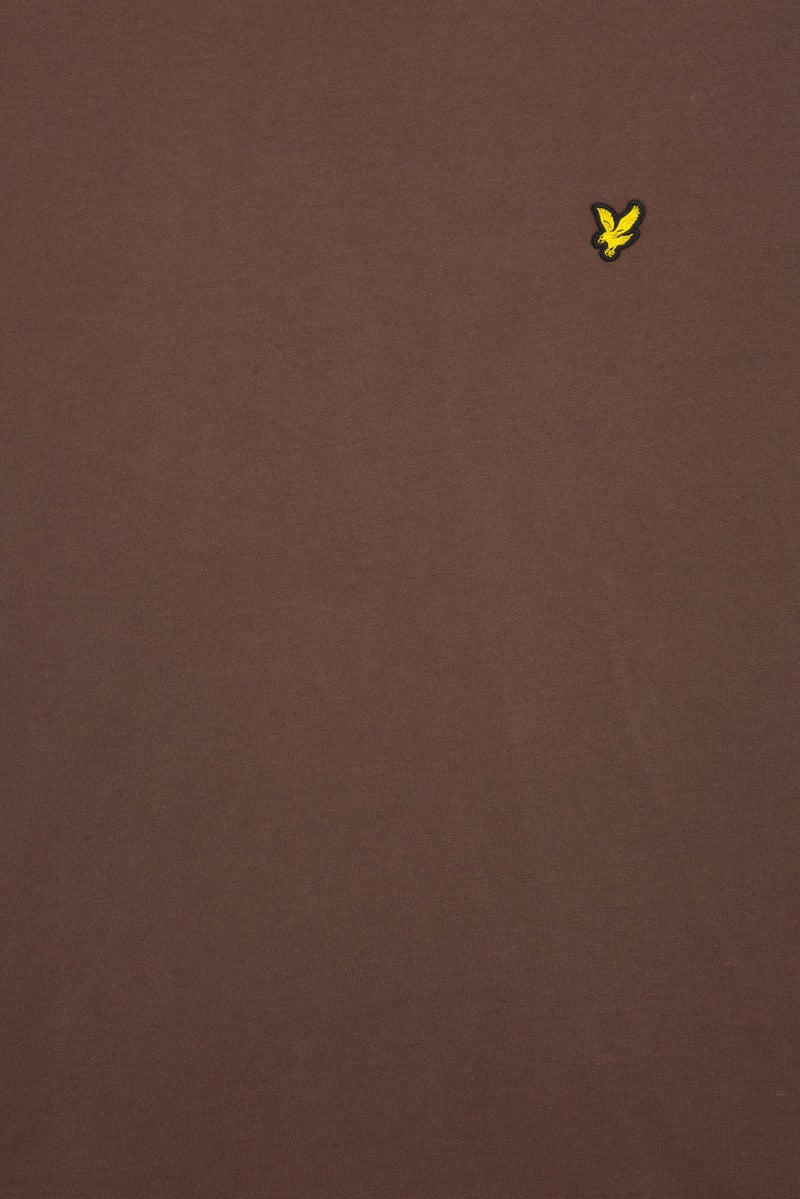 Lyle & Scott Men Crew Neck Brand Logo Short Sleeve T-Shirt, Dark Brown - Image 5