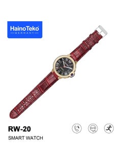 Haino Teko Germany RW 20 Dimond Edition Classic Round Smartwatch With Two set Strap for women's and Girls