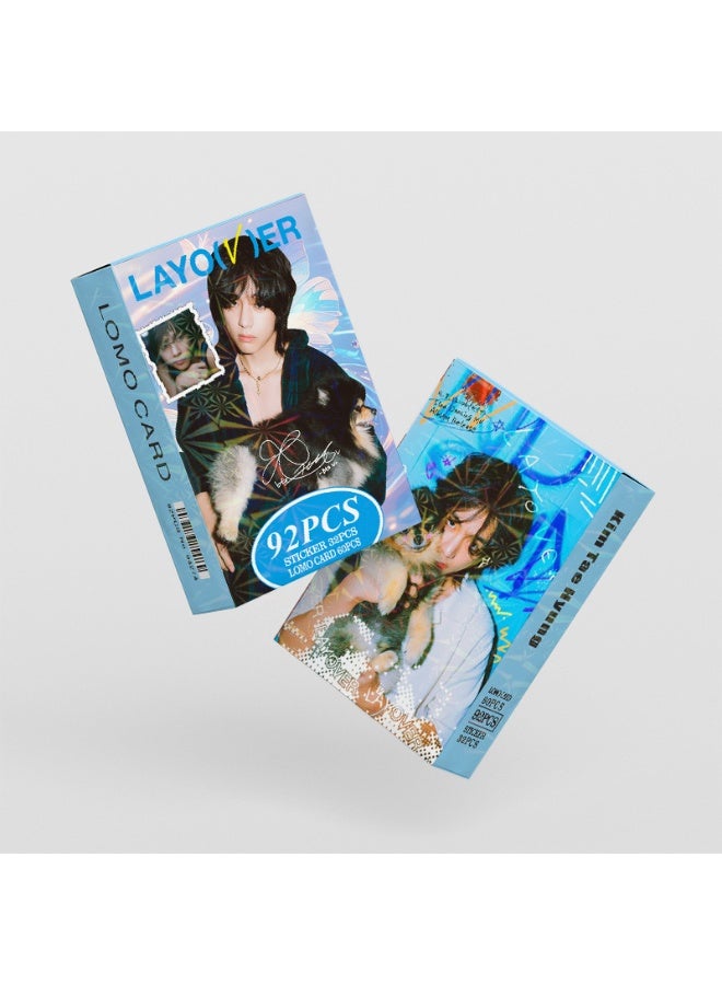 NIBEMINENT 92 Pcs Kpop BTS - V Layover Lomo Cards Card For Fans Collection Gifts - Image 1