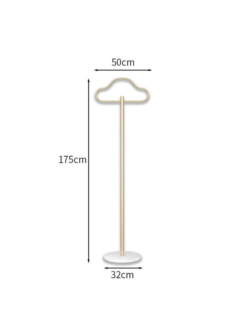 YQbest - Coat Rack Freestanding with Natural Marble Base 68” 175cm Entryway Coats Hanger Stand, Home Bedroom Hotel Hall Tree for Coats, Hats, Scarves, Clothes, and Handbags - Image 1