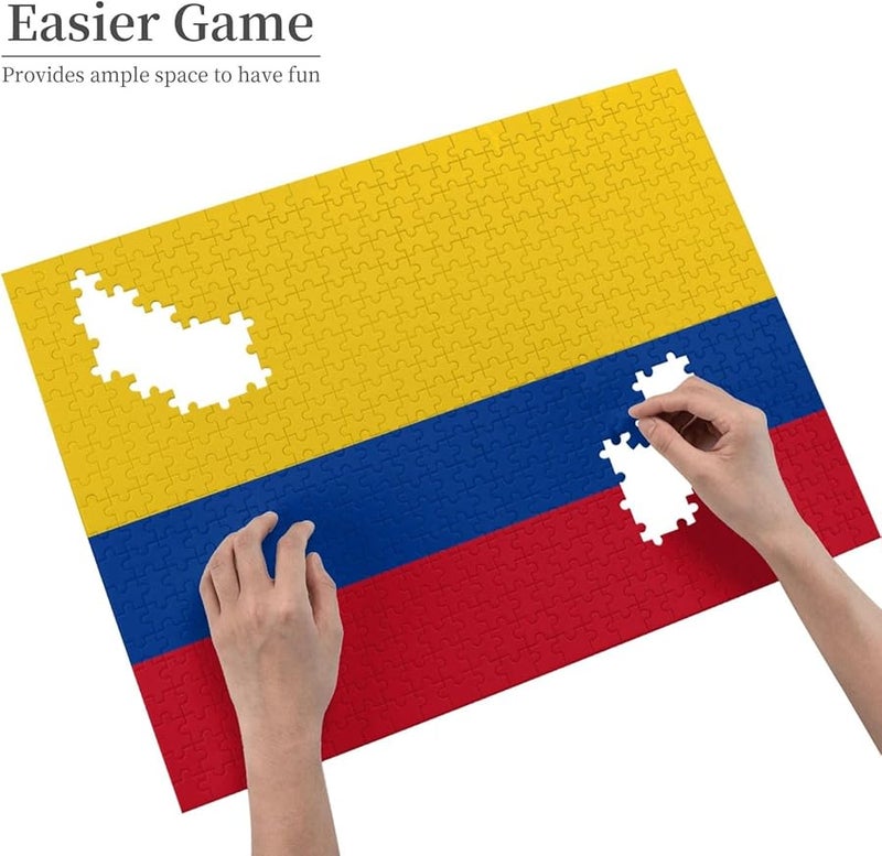 لغز علم كولومبيا 500 قطعة للكبار ديكور المنزل 20.4 × 15 بوصة - Image 4