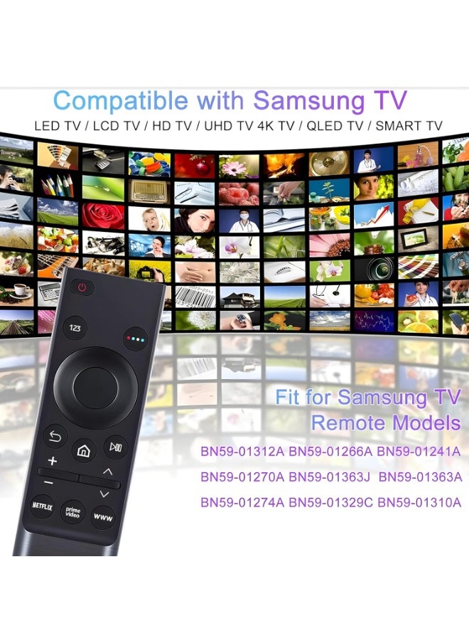 Remote Remote For Samsung Smart Tv Compatible With Samsung Remote Smart Tv NEO QLED LED TVs – for 2016-2022 Models BN59-01358A, 01358B, BN59-01358C – Smart TV Remote Control for Samsung TV No-Voice  - Image 2