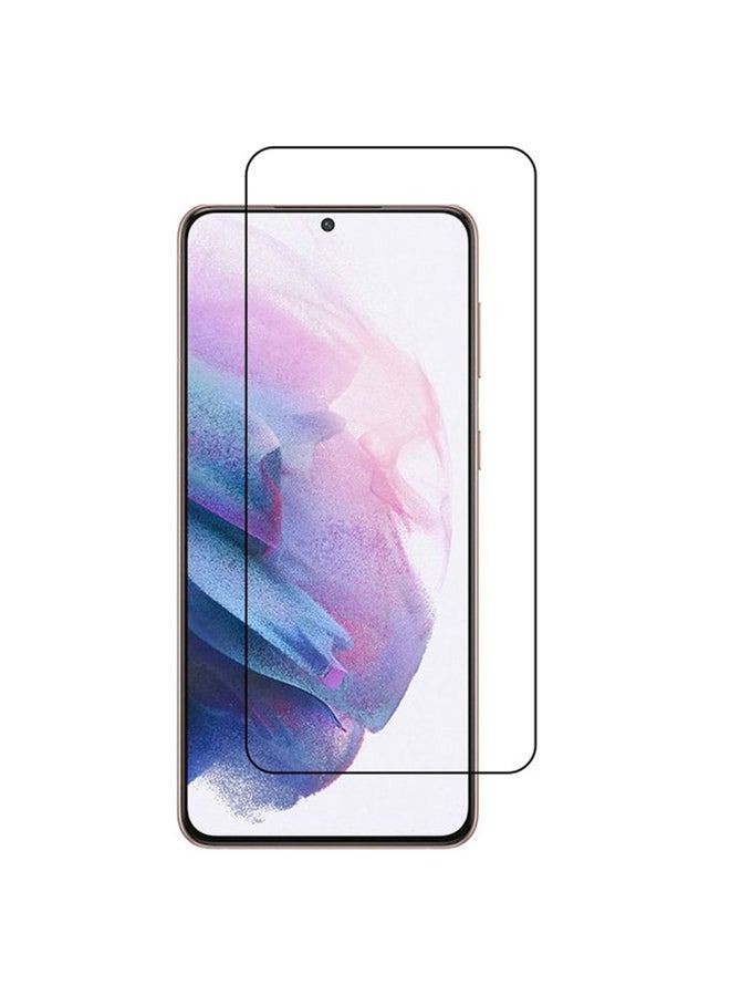 ultimate tempered glass screen protector for Samsung Galaxy S21+ Black/Clear - Image 3