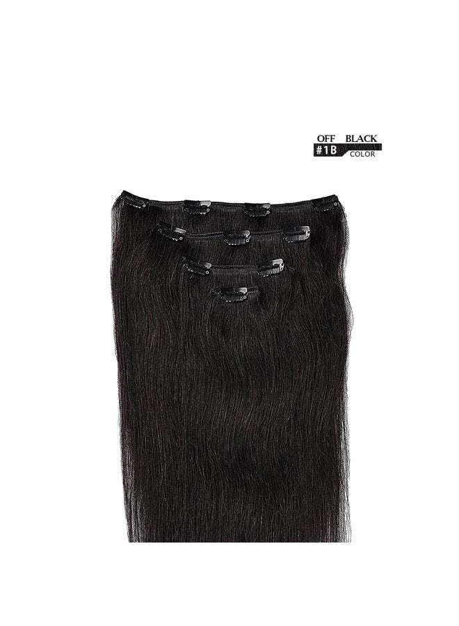 Winsky 12inch Silky Straight Human Hair 4pieces 50g Remy Human Hair for Women 1B Color - Image 2
