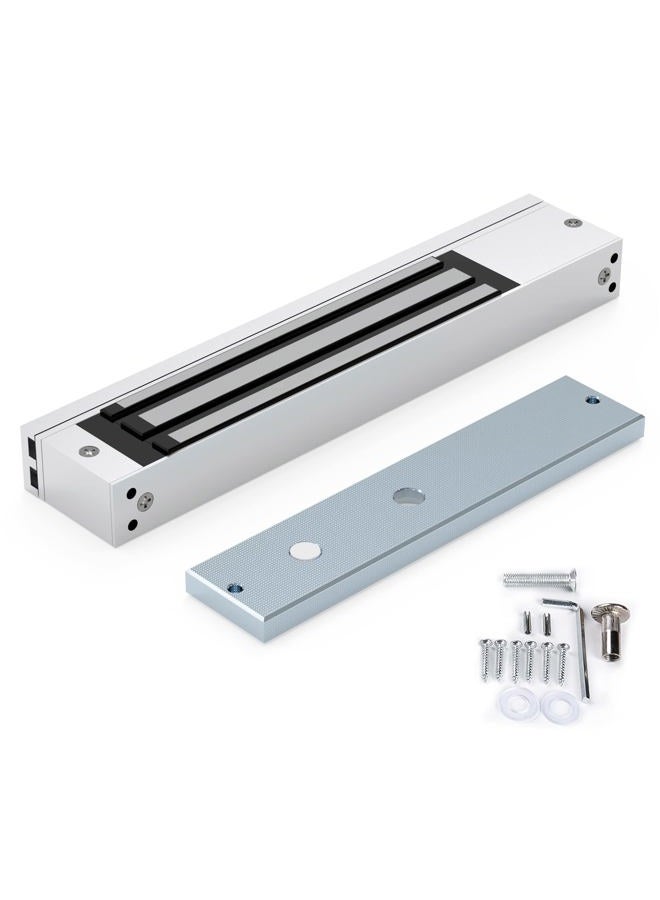 GERSIK Magnetic Door Lock, 600LBS 280kg Holding Force Electromagnetic Lock, DC 12V Fail-Safe Mode Door Access Control System, Outswing Door Security - Image 1