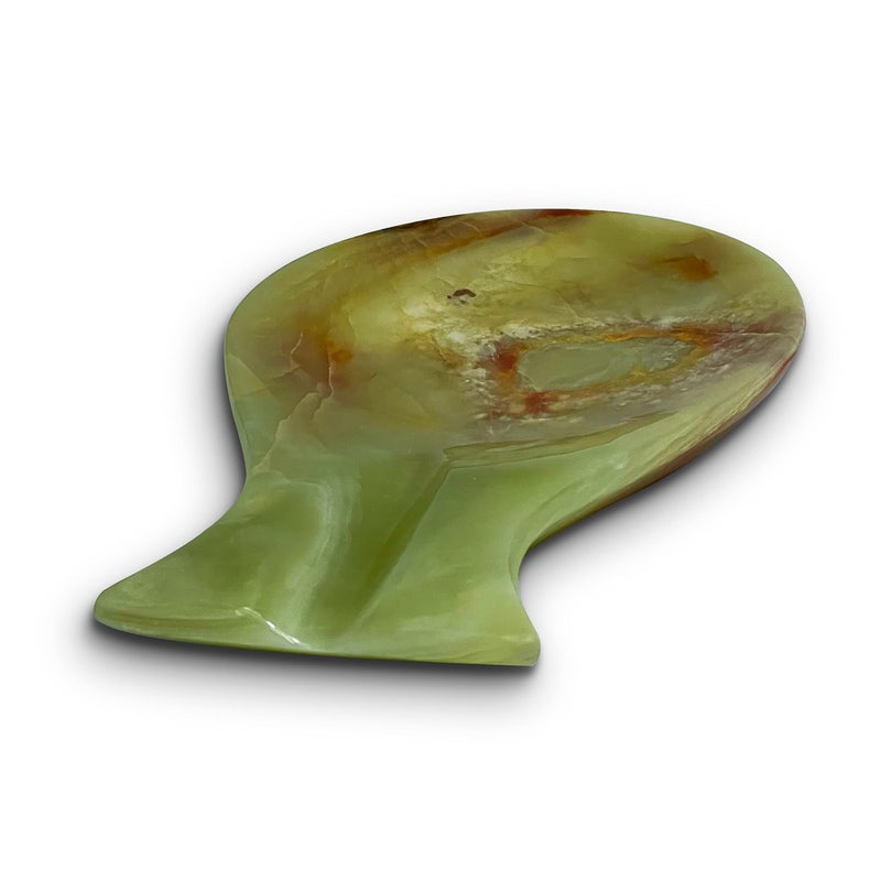 TheWolfard Luxury Handmade Multi Green Calcite Crystal Spoon Rest for Kitchen Counter, Best Spatula Holder for Kitchen Accessories & Housewarming Gifts. - Image 2