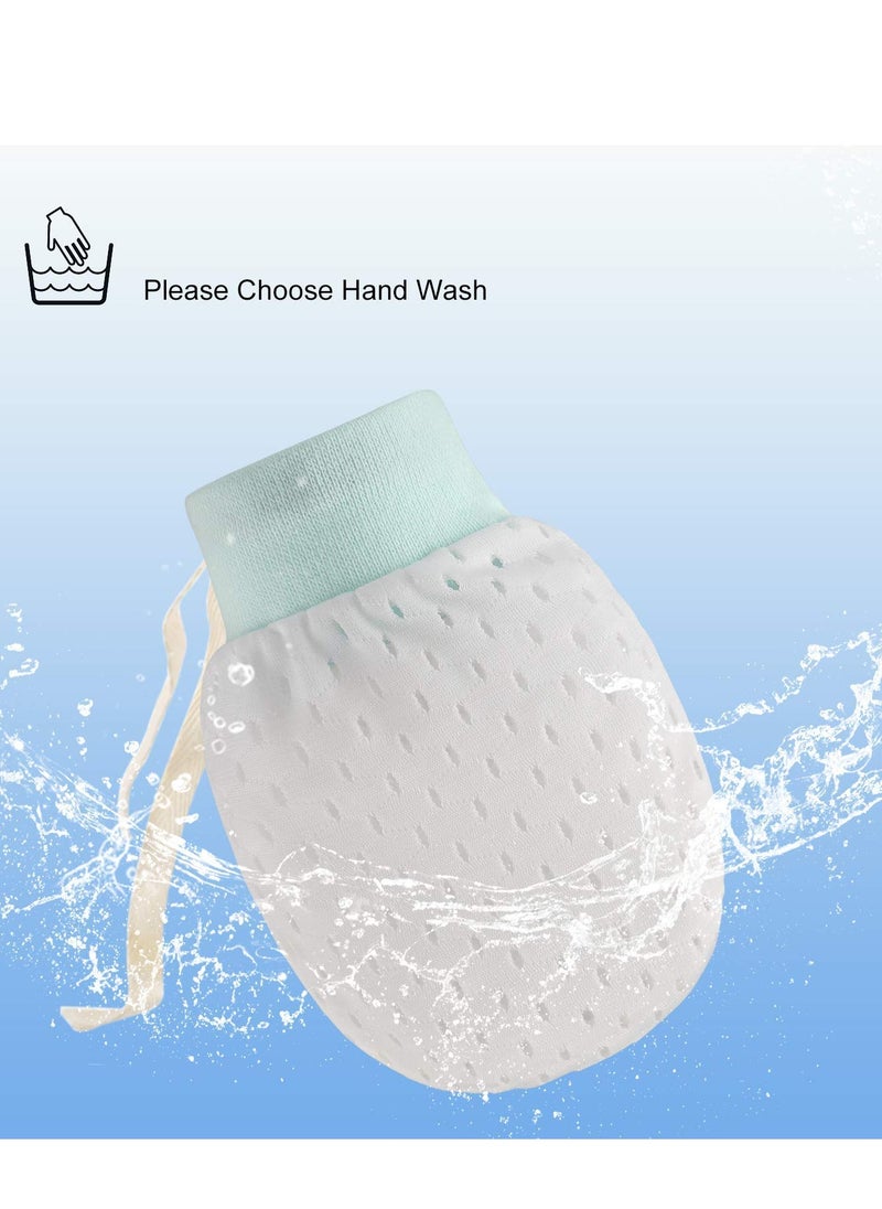 SYOSI - Newborn Baby Mittens No Scratch Mittens, Which Adjustable Anti Scratch Ice Smooth Cool - Image 1