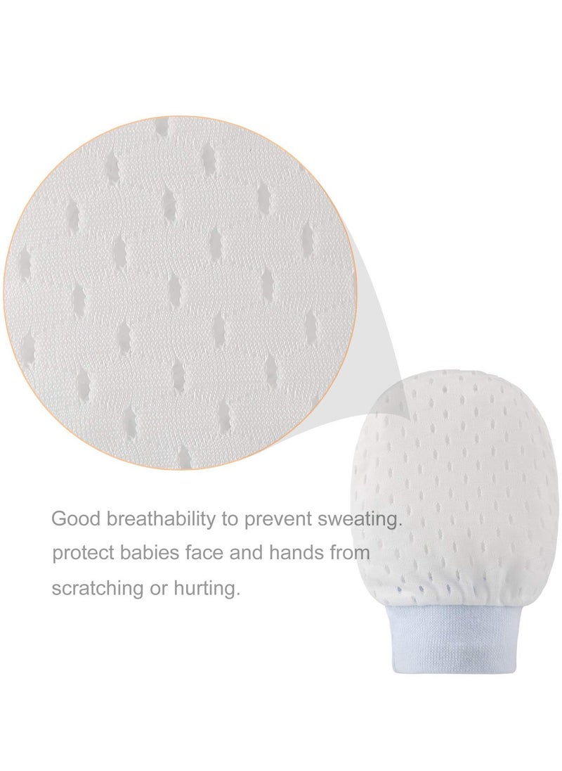 SYOSI - Newborn Baby Mittens No Scratch Mittens, Which Adjustable Anti Scratch Ice Smooth Cool - Image 1